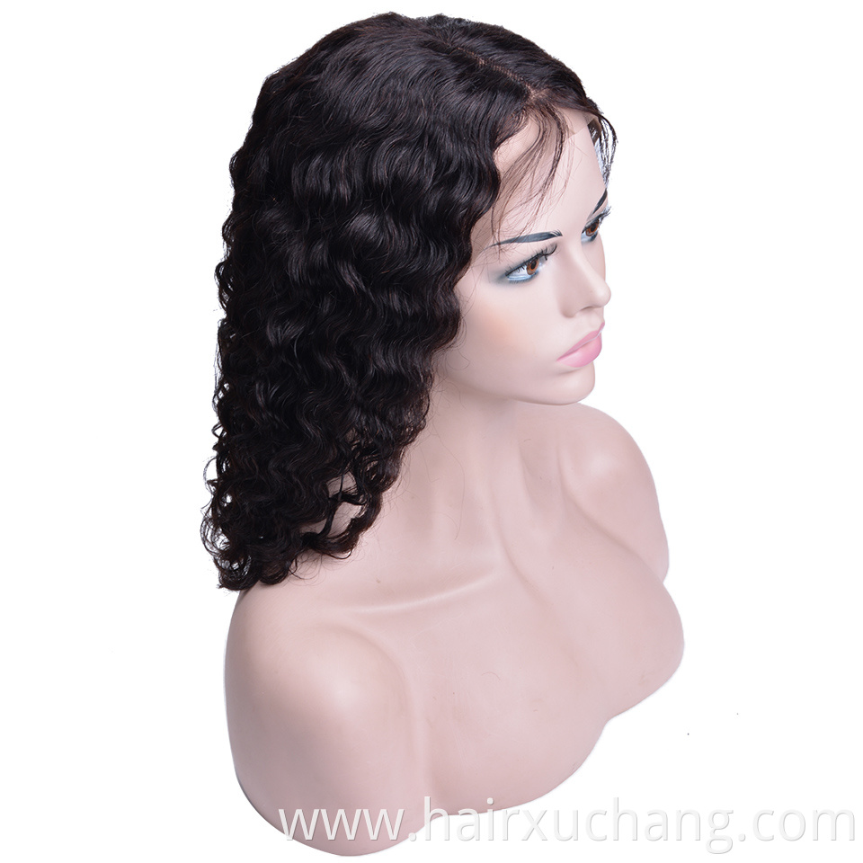 Wholesale Low Price Raw Human Hair Wigs Drop Shipping Brazilian Water Wavy Bob Wigs For Black Women